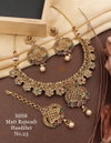 8 MH Golden Plated Matte Rajwadi Hasadi Set Wholesale Shop In Surat
